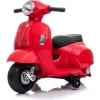 Kinder Motorfiets Vespa Elektrisch 12v Rood