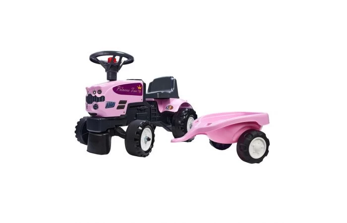Falk Looptractor Roze Met Accessoires 1 Falk Looptractor Roze Met Accessoires