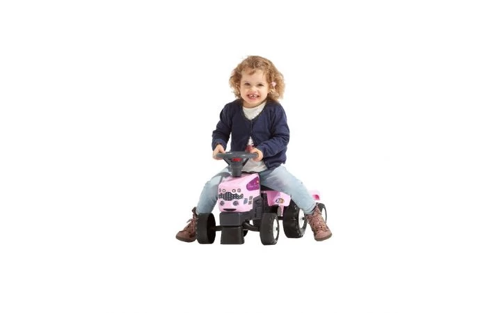 Falk Looptractor Roze Met Accessoires 2 Falk Looptractor Roze Met Accessoires - Afbeelding 2