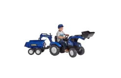 Falk New Holland T8 Traptactor Met Lader En Aanhanger -Rijden Speelgoeds Winkel 0709318 120