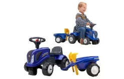 Falk New Holland Looptractor Set Blauw 1 / 3 Jaar -Rijden Speelgoeds Winkel 2006410 010