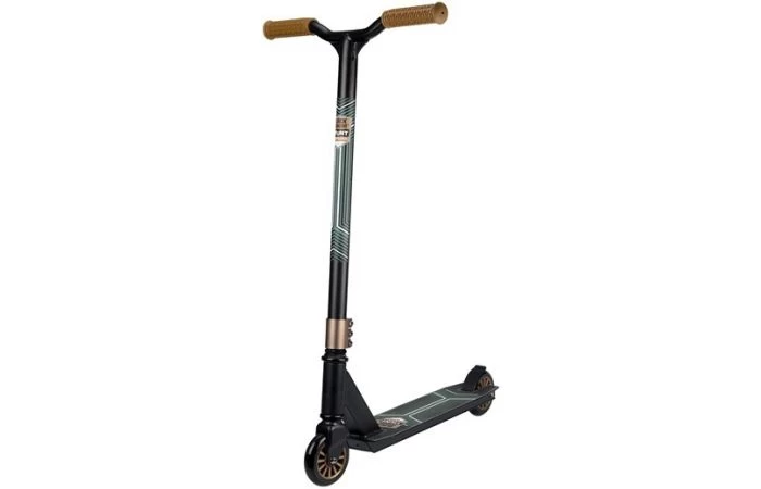 NIJDAM Black Dragon Stuntstep Pulse Racer Zwart Groen Grijs 1 NIJDAM Black Dragon Stuntstep Pulse Racer Zwart Groen Grijs