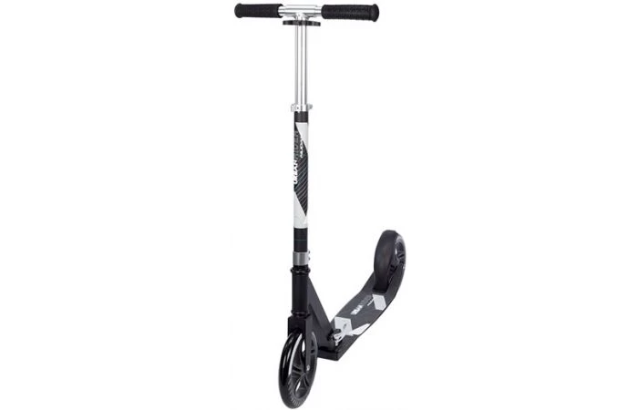 NIJDAM Vouwstep Stuntstep Autoped 205 Zwart Wit 1 NIJDAM Vouwstep Stuntstep Autoped 205 Zwart Wit