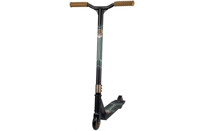 NIJDAM Black Dragon Stuntstep Pulse Racer Zwart Groen Grijs 6 NIJDAM Black Dragon Stuntstep Pulse Racer Zwart Groen Grijs - Afbeelding 6