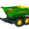 Rolly Toys Halfpipe Trailer John Deere Aanhanger