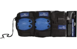 Beschermset Street Rider Junior Blauw/zwart (720237) Maat M