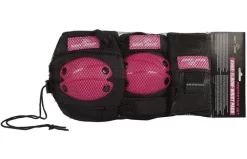 Beschermset Street Rider Junior Roze/zwart (720237) Maat M